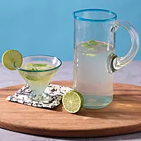Sobremesa Margarita Glass Aqua