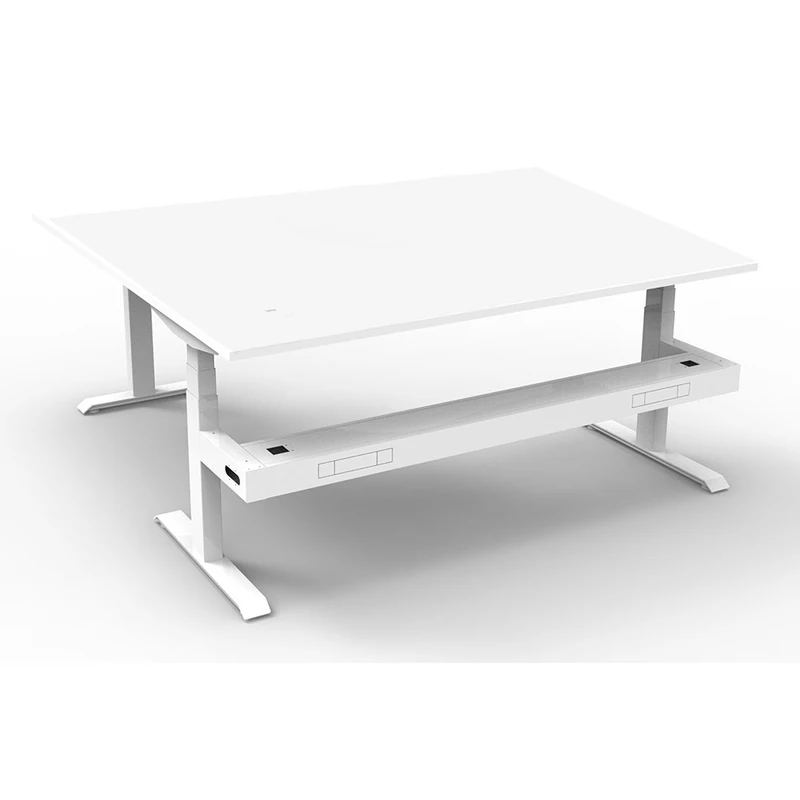 Rapidline Boost+ Corner Workstation + Tray 1800/1500W x 750D x 1270mmH White / White