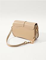 GENUINE LEATHE SMALL SQUARE BAG