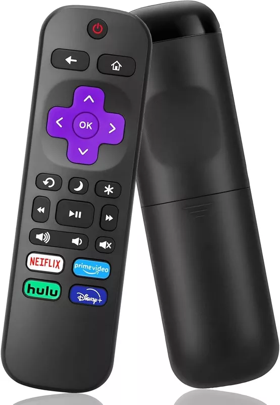 Telecommande ROKU TV compatible avec TCL TV/forHisense TV/Onn/Sharp/Element/Philips/Insignia/Jvc/RCA