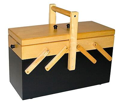 Portalavori Nero e Faggio