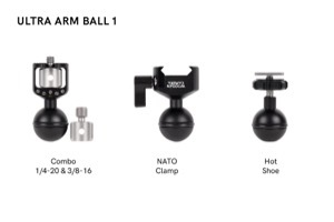 Wooden Camera Ultra Arm Customizer - Combo 1/4-20 & 3/8-16 / 3in. / 7.62cm. / Combo 1/4-20 & 3/8-16