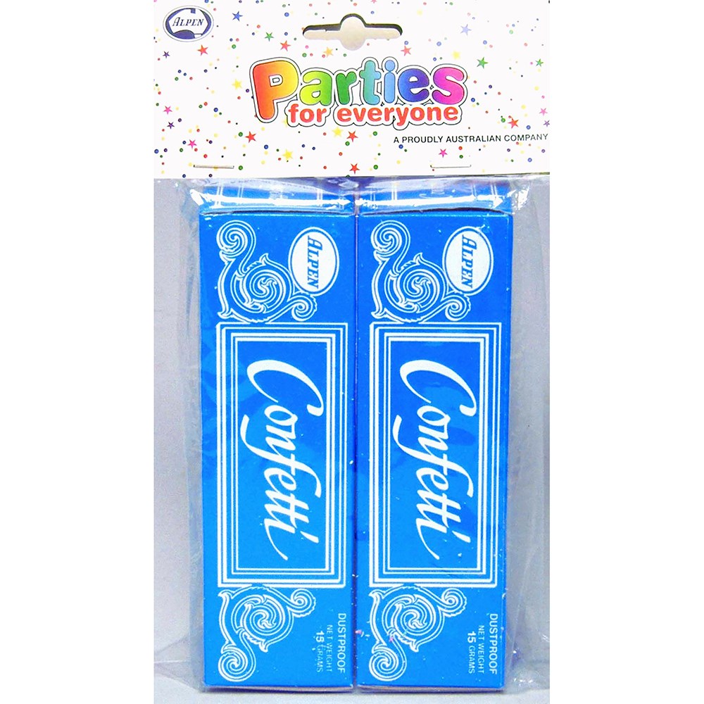 Alpen Parties For Everyone Confetti 15gsm Assorted Colours Pack  Of 2