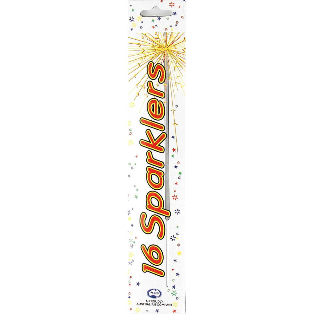 Alpen Sparklers 25cm Pack  Of 16