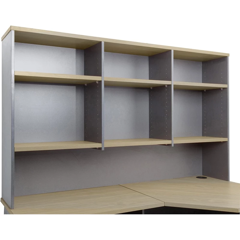 Rapidline Rapid Worker Overhead Hutch 1800W x 315D x  1070mmH Oak And Ironstone