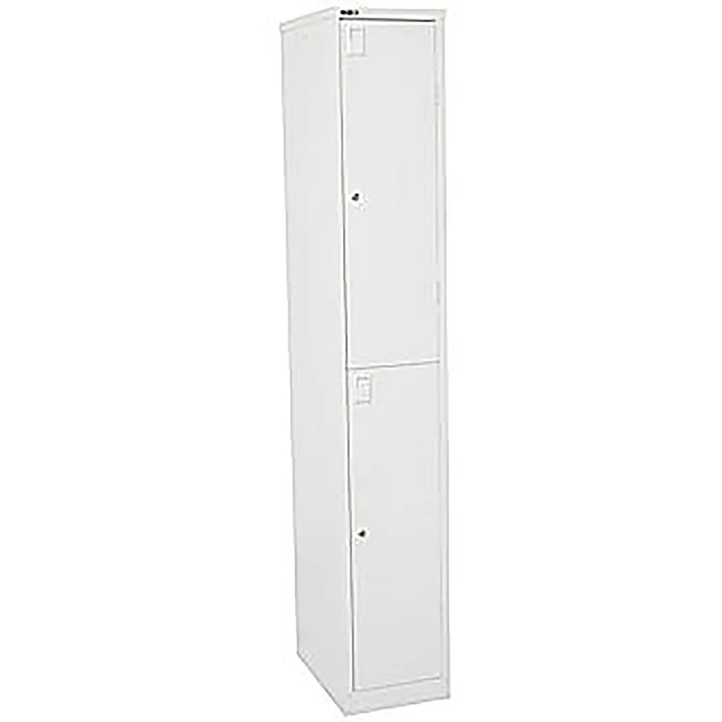 Rapidline Go Locker 2 Door 305W x 455D x 1830mmH White