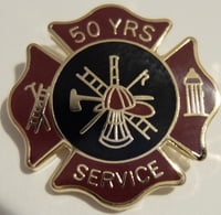 Firefighter Stock Service Award Pin
