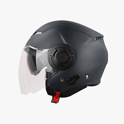 STEELBIRD SBH-31 DRX DASHING BLACK D/V (L)