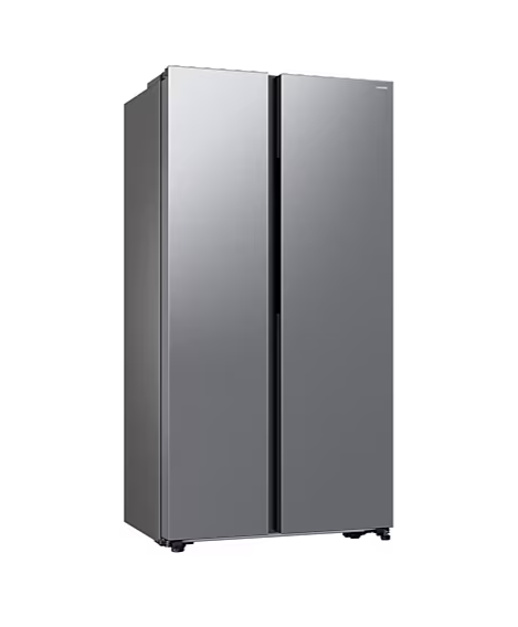 Refrigerador 20 pies, Gran Capacidad, Side by side sin dispensador plateada,20 años Garantía Compresor Digital Inverter