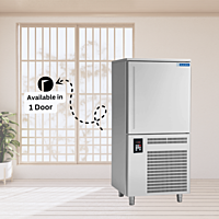 Rapid freezing process in action on a Blue Star BF15G Blast Freezer.
