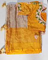 J164: Ready To Ship Beautiful Saree With Stitched Blouse