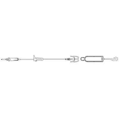 BBraun™ Secondary IV Administration Set Gravity 15 Drops / mL 40 Inch Tubing-
