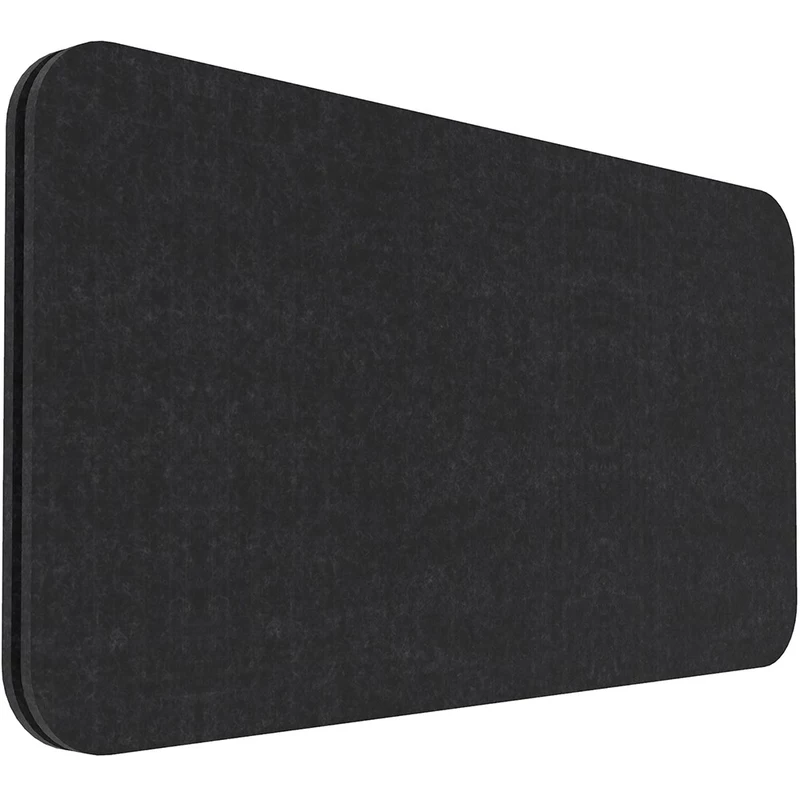 Rapidline Desk Mounted Eco Panel Screen 1190W x 27D x 400mmH Black