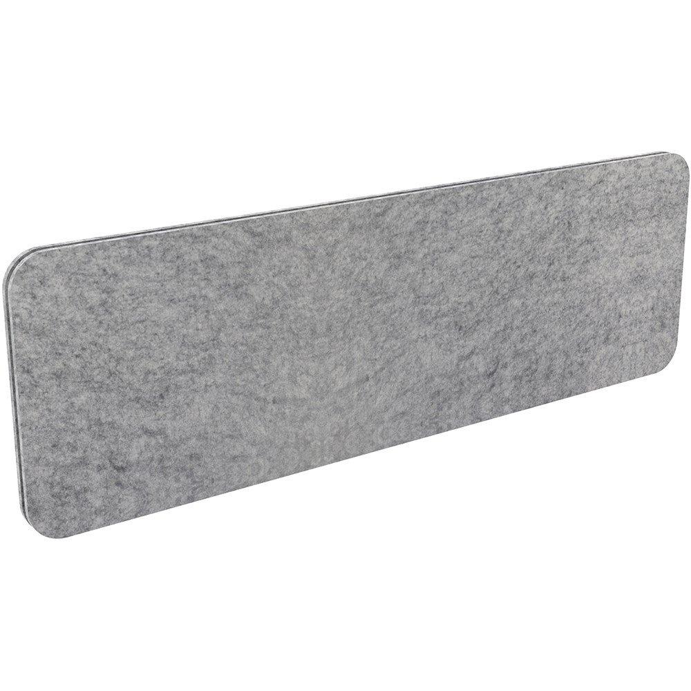 Rapidline Desk Mounted Eco  Panel Screen 1190W x 27D x 400mmH Marble Grey