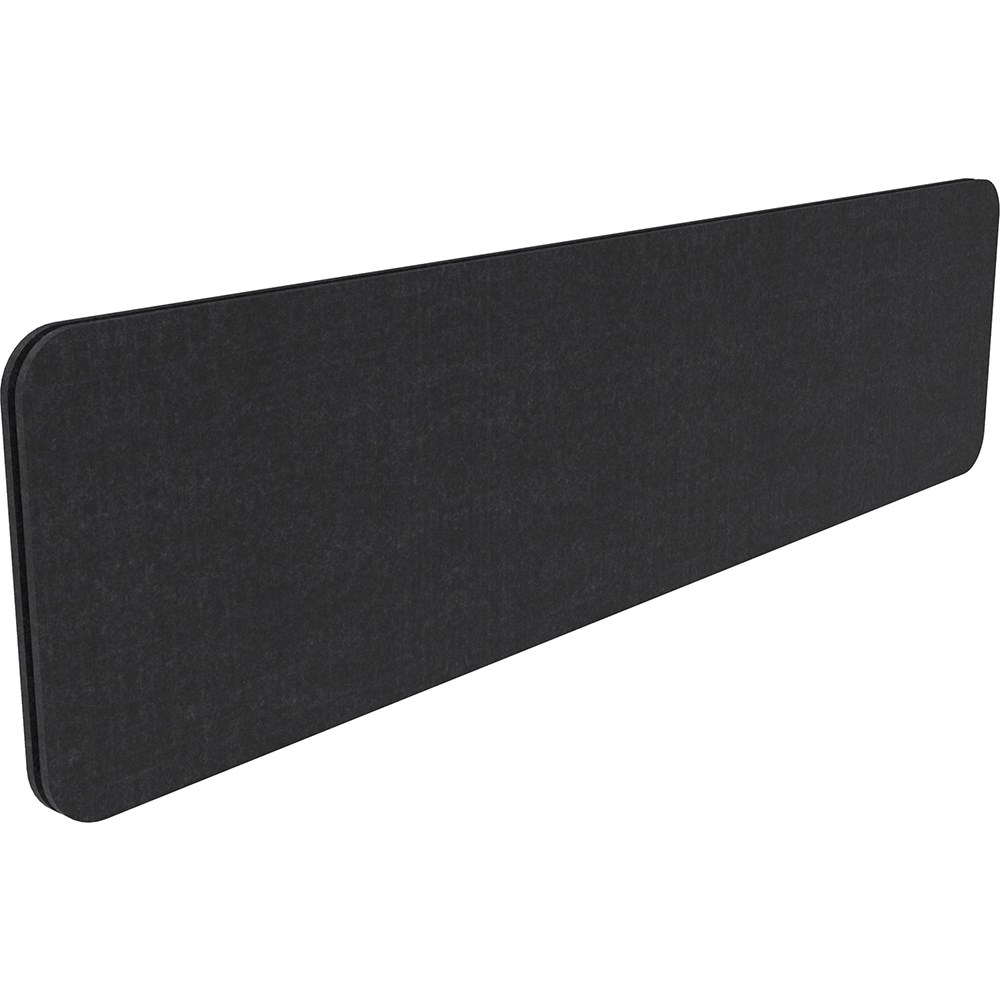 Rapidline Desk Mounted Eco  Panel Screen 1490W x 27D x 400mmH Black