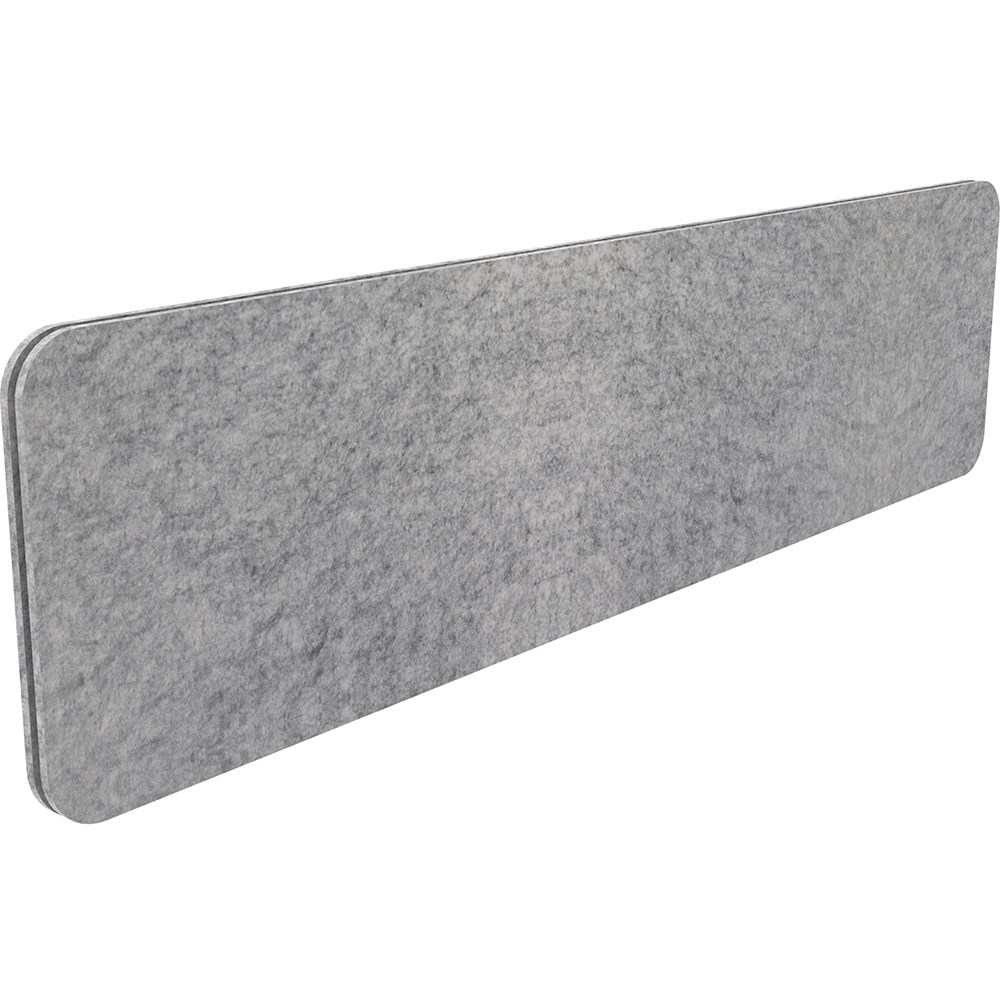 Rapidline Desk Mounted Eco  Panel Screen 1490W x 27D x 400mmH Marble Grey