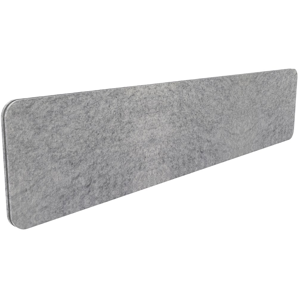 Rapidline Desk Mounted Eco  Panel Screen 1790W x 27D x 400mmH Marble Grey