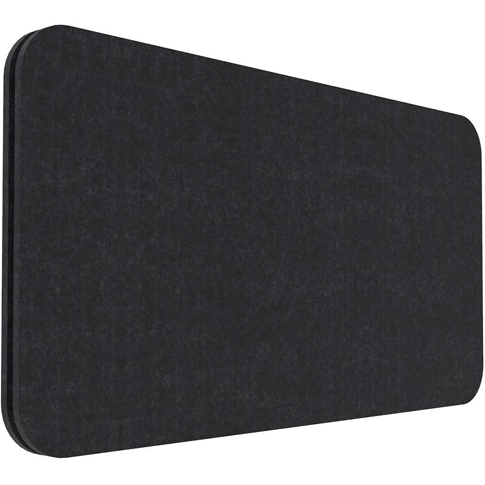 Rapidline Desk Mounted Eco Panel Screen 740W x 27D x 400mmH Black