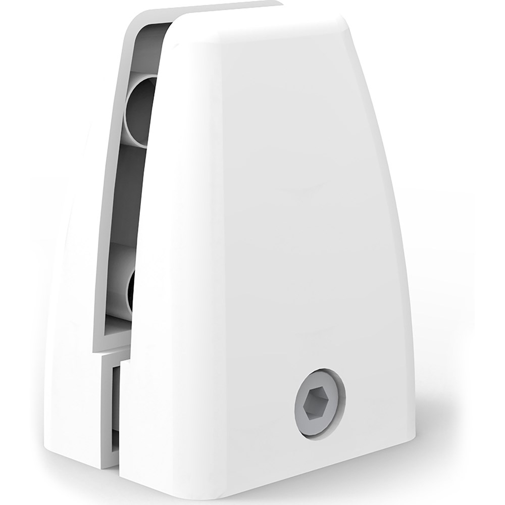 Rapidline Eco Screen Desk Mounted Clamps Pack  of 2 White