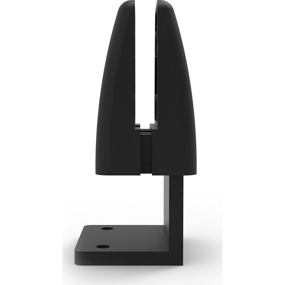 Rapidline Eco Screen Side Mounted Desk Clamps  Pack  of 2 Black