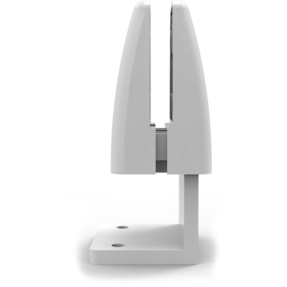Rapidline Eco Screen Side Mounted Desk Clamps  Pack  of 2 White