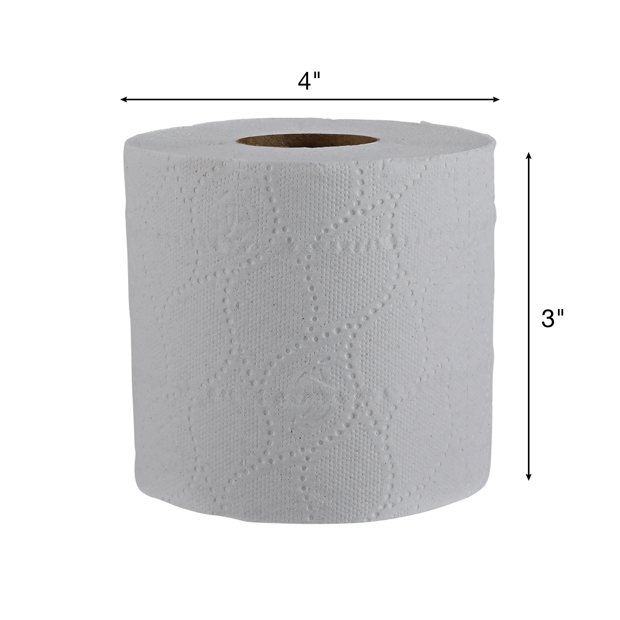 Nova White Bath Tissue 2ply 4" X 3" 96 / cs