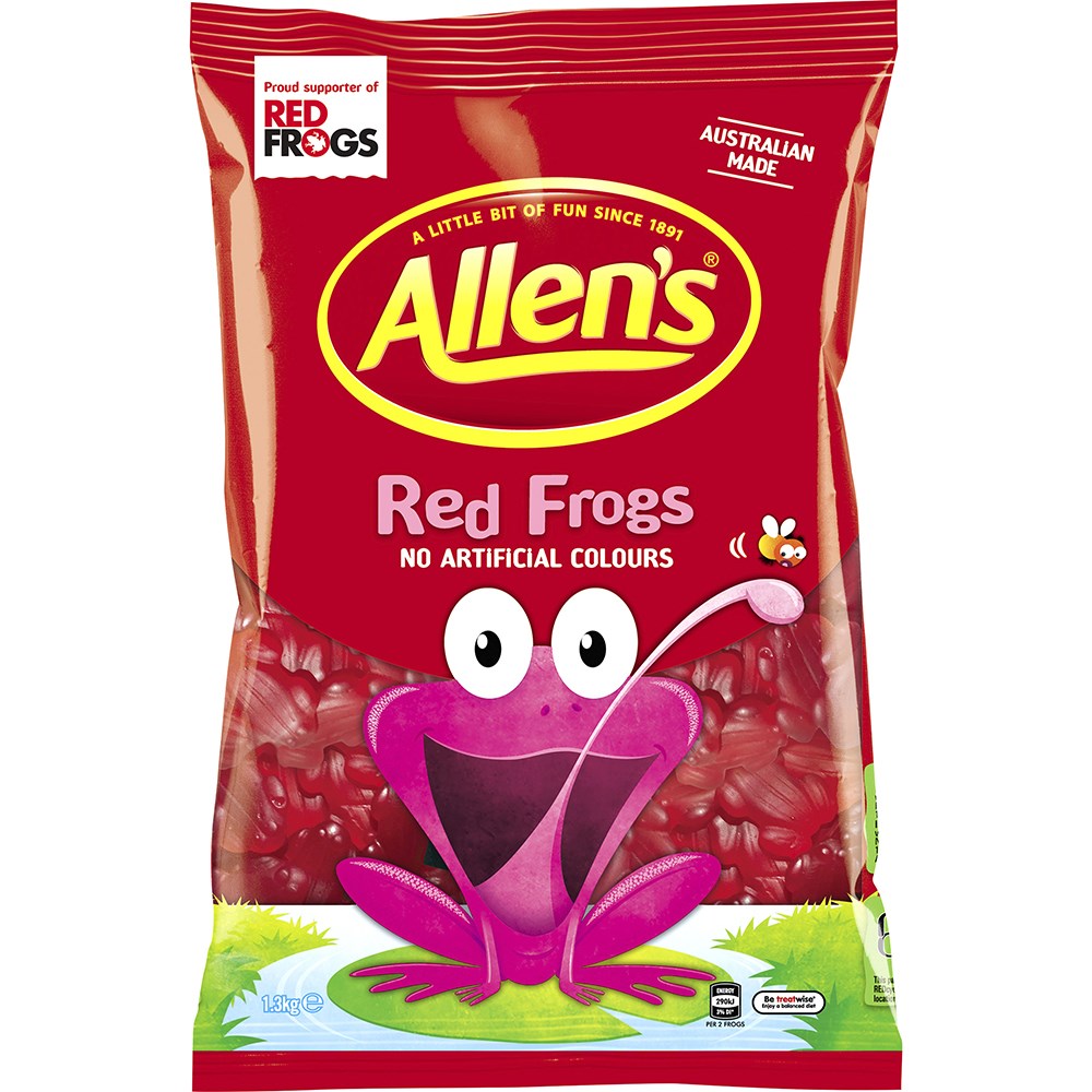 Allen's Red Frogs 1.3kg Bag