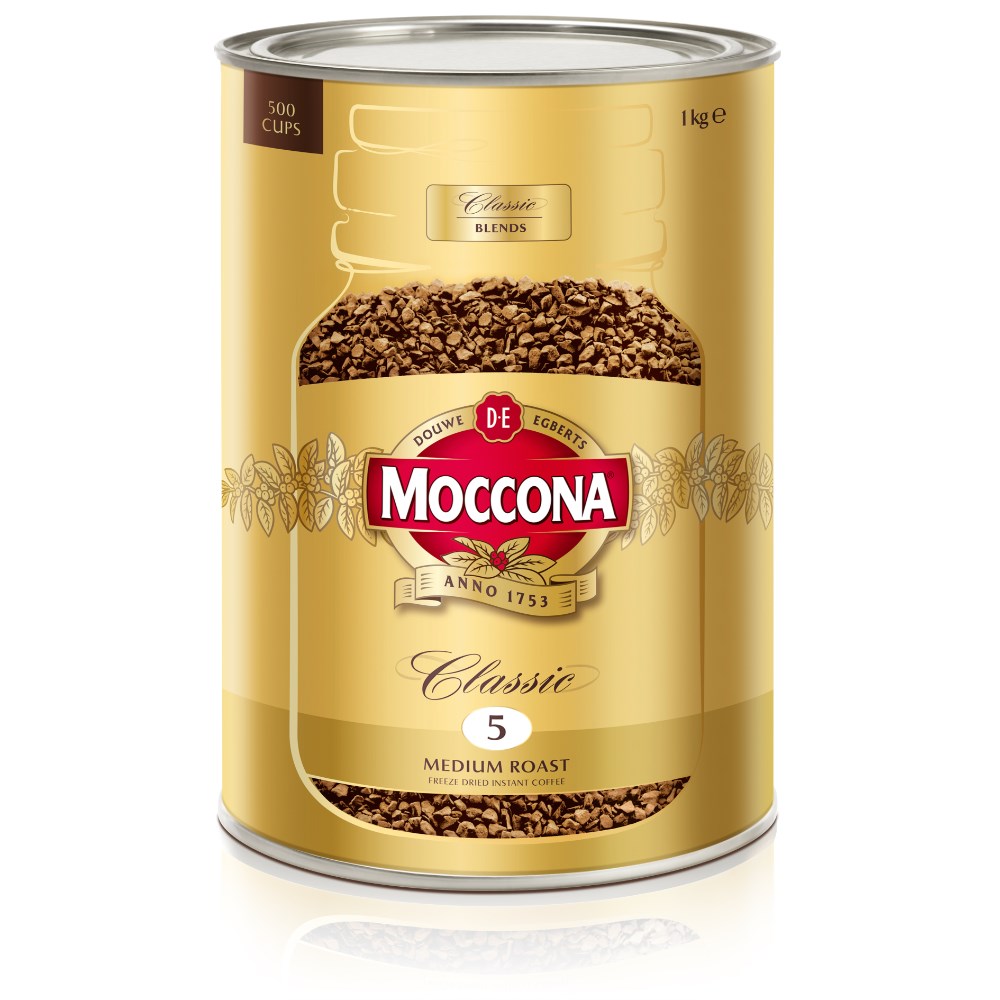Moccona Classic Medium Roast Coffee 1Kg Can