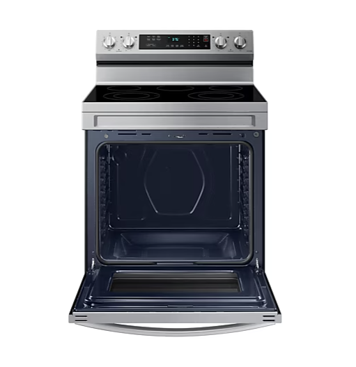 NE63F6311SR/AP, Cocina Eléctrica Samsung 30 Pulgada Vitro 5 Quemadores, 12 meses Garantía General