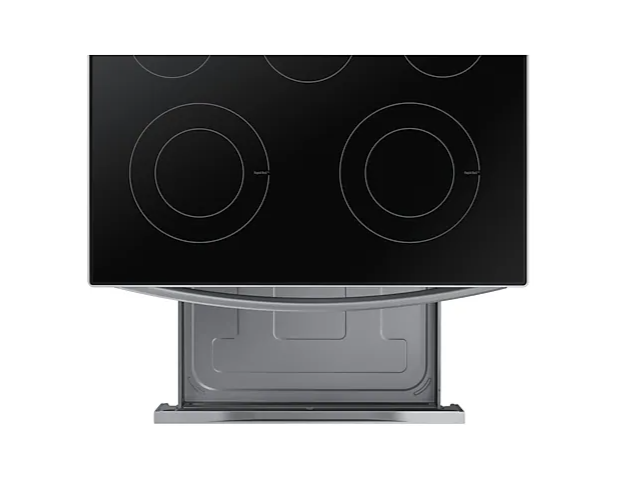 NE63F6311SR/AP, Cocina Eléctrica Samsung 30 Pulgada Vitro 5 Quemadores, 12 meses Garantía General