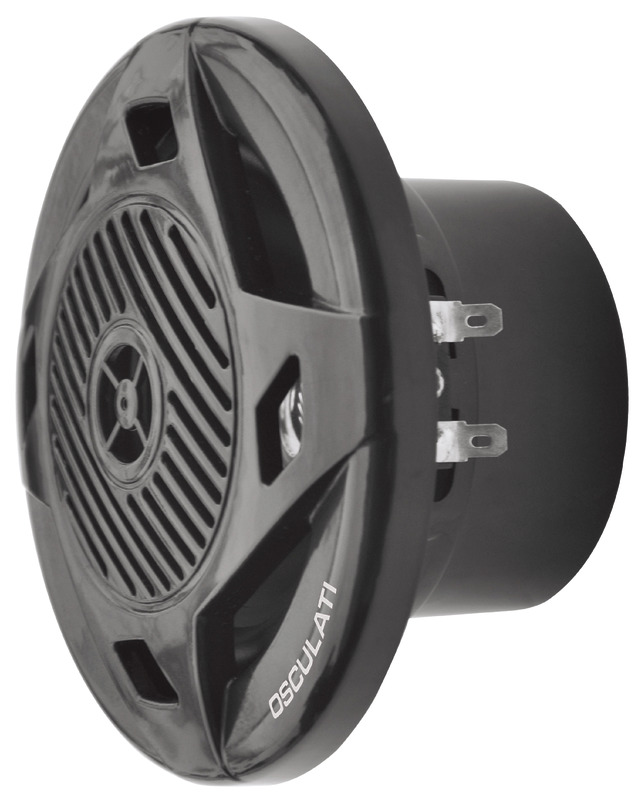 Pairs of dual cone loudspeakers 3" 2x20 W black