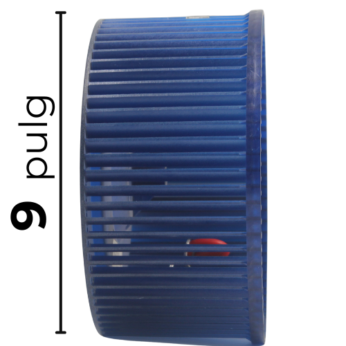 Turbina Para Clima Ventana Mirage Largo 9 Ancho 4 3/8 Flecha 3/8 - 12100103000384