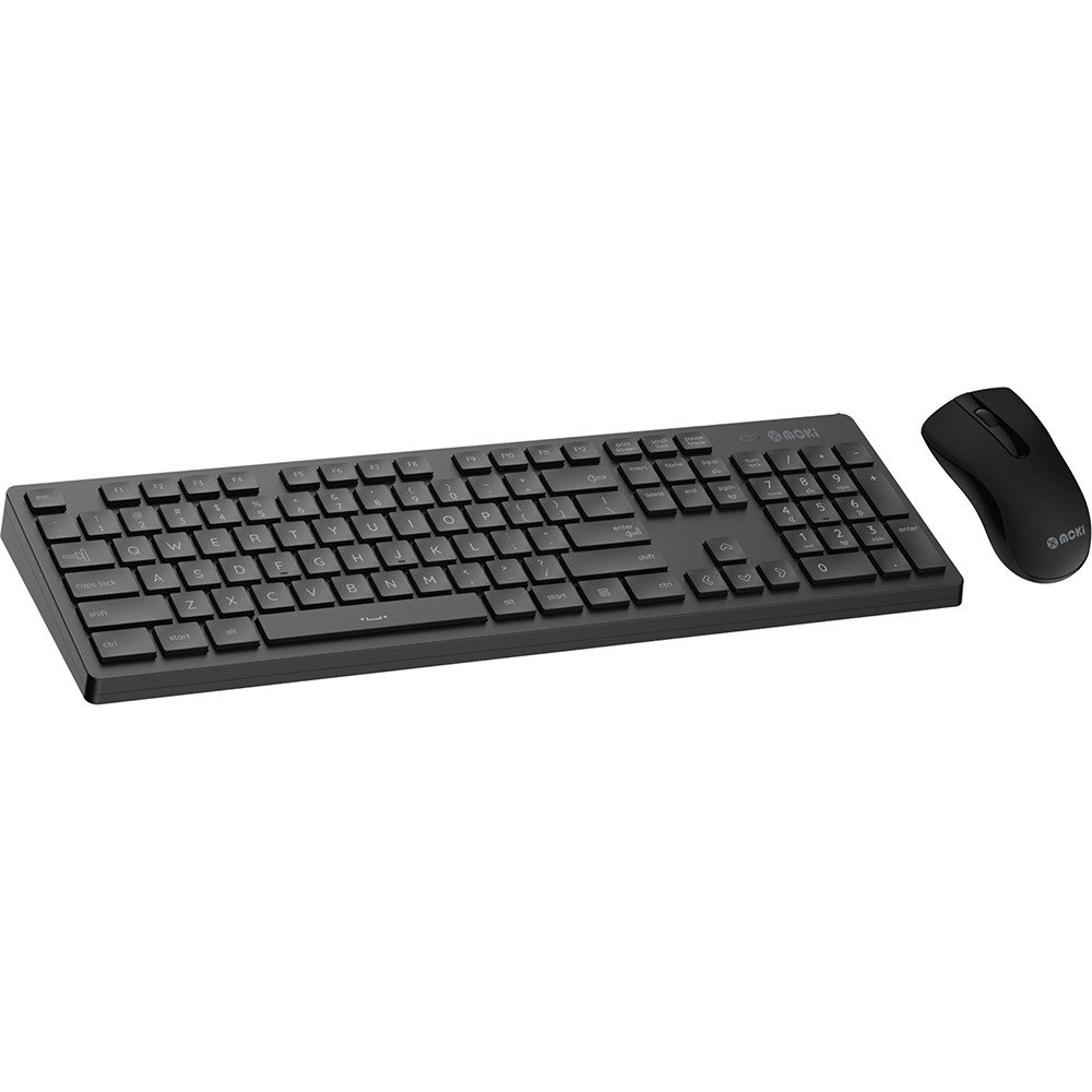 Moki Wireless Keyboard and Mouse Combo Black