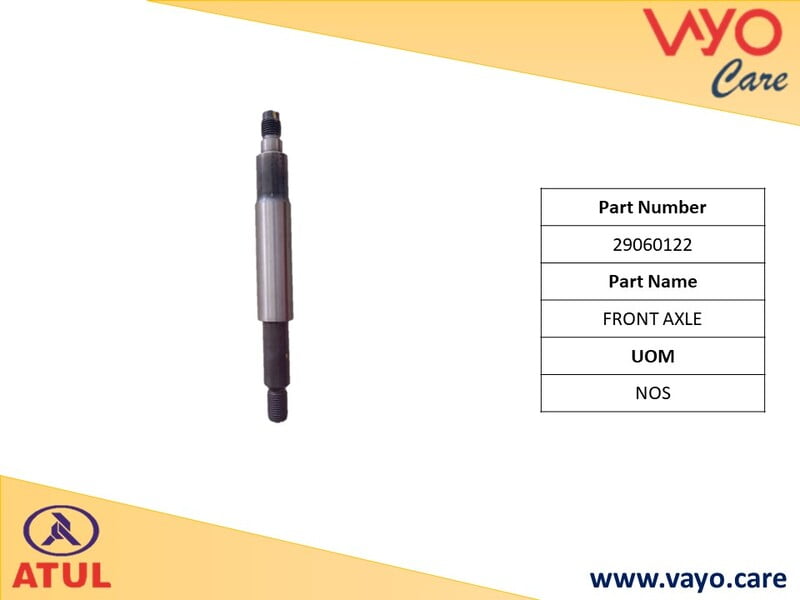 FRONT AXLE - 29060122 - GEMINI ULTRA