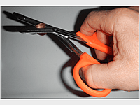 Orange Trauma Scissors