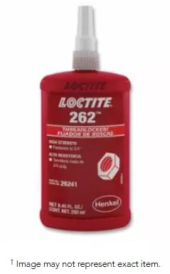 262™ Threadlocker, Medium to High Strength, 50 ml, Red