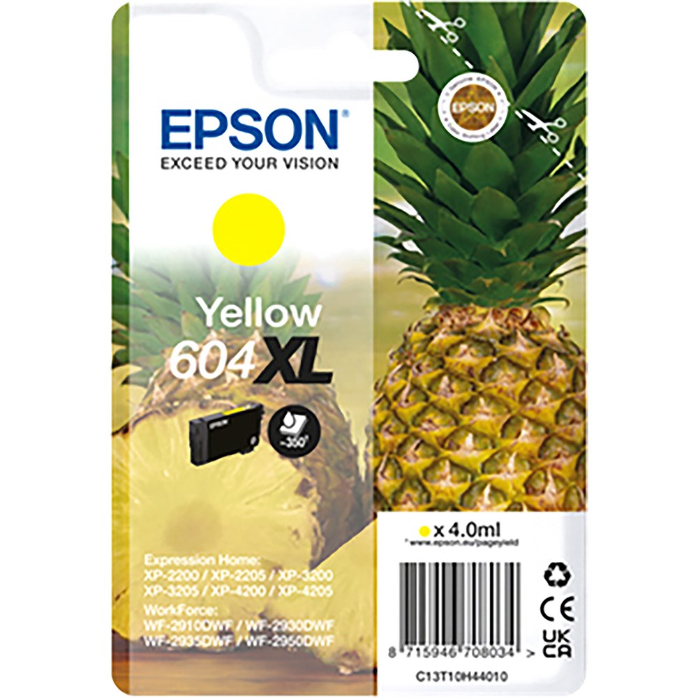 Epson 604XL Ink Cartridge Yellow