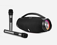 BOOMBOX X3 Dual Mic Portable Bluetooth Speaker with Bass Boost