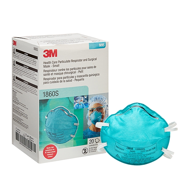 3M™ Medical N95 Particulate Respirator / Surgical Mask ASTM F1862 One Size Fits Most