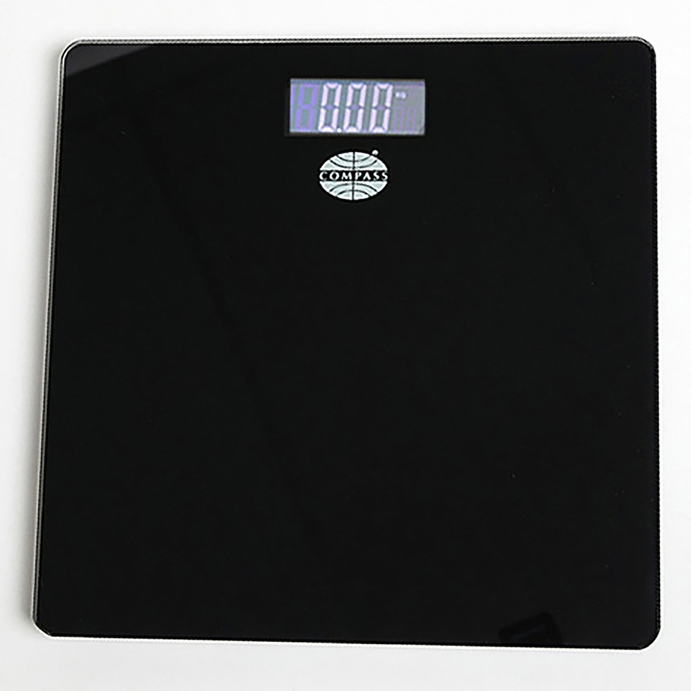 Compass Bathroom Scale Black