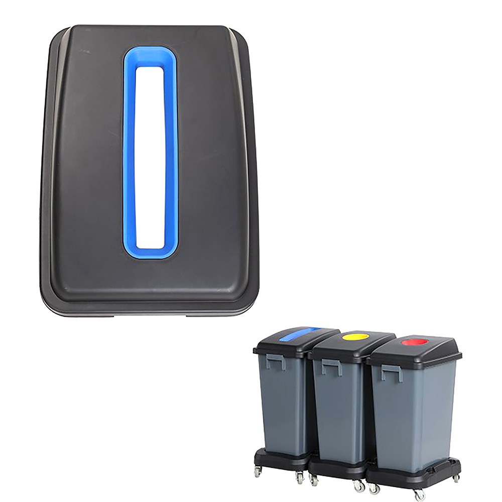 Compass Lid for 60 Litres Recycling Bin Blue