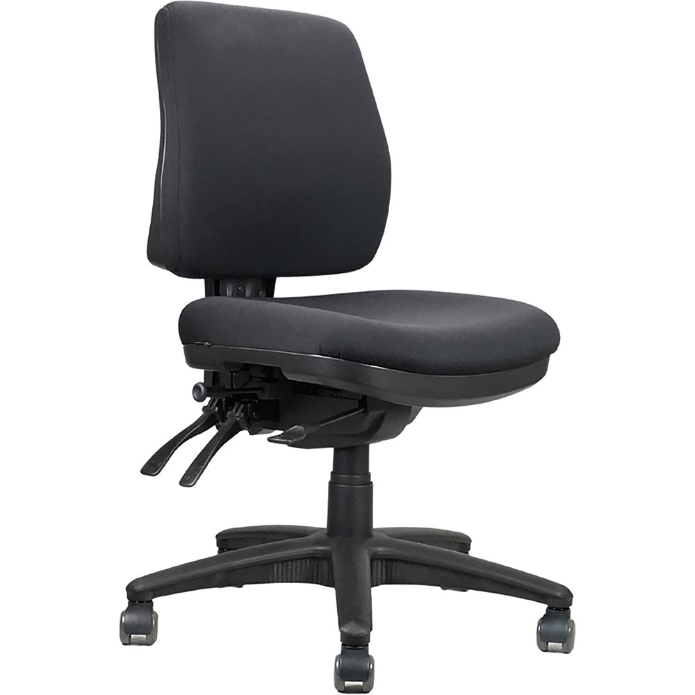Rapidline Ergo Midi Operator Chair Medium Back Black