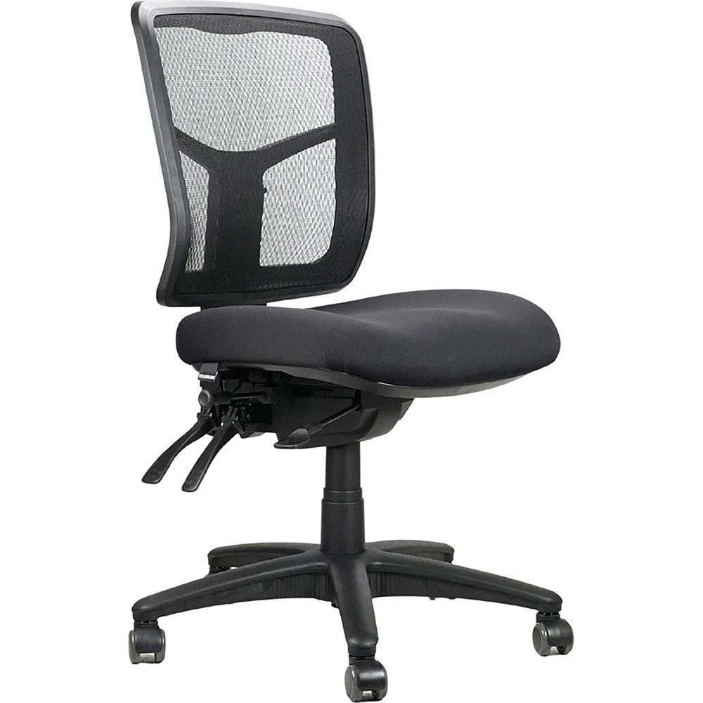Rapidline Mirae Operator Chair Medium Back Mesh Back Black