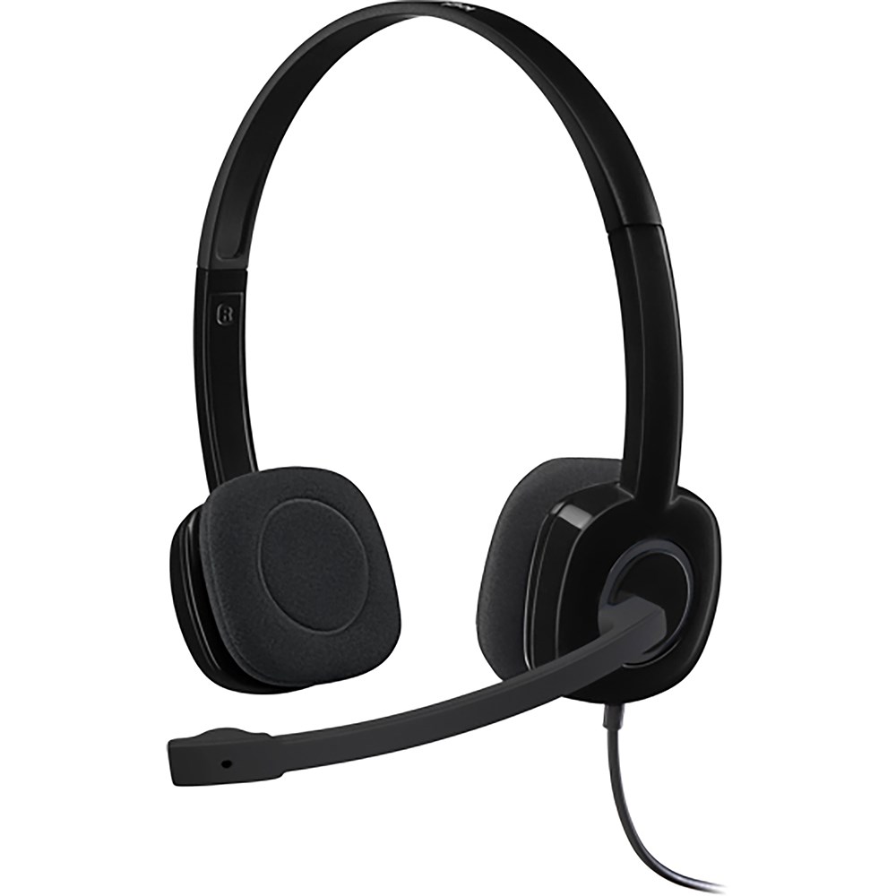 Logitech H151 Stereo Headset Black