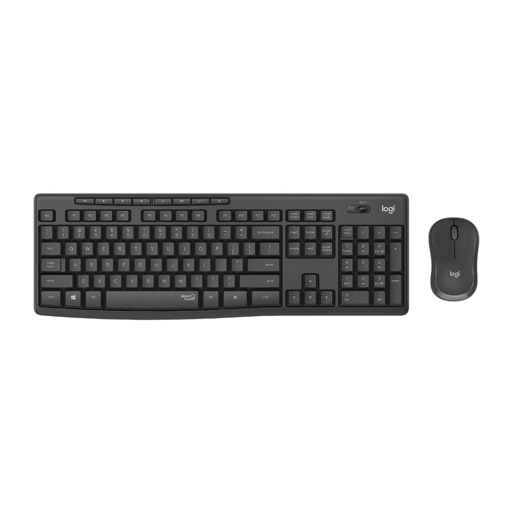 Logitech MK295 Silent Wireless Keyboard and Mouse Combo Graphite
