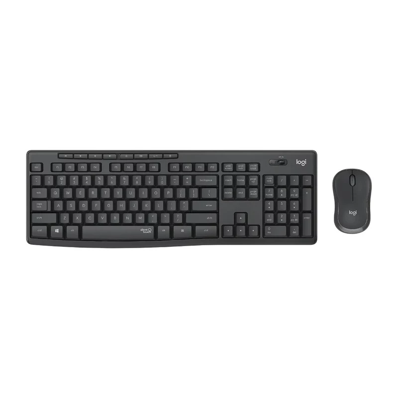 Logitech MK295 Silent Wireless Keyboard and Mouse Combo Graphite