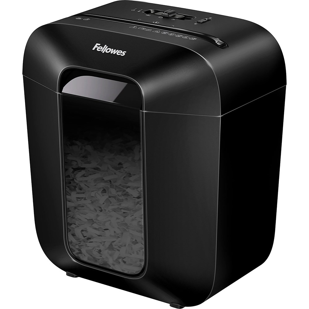 Fellowes Powershred® LX10 Cross-Cut Shredder Black