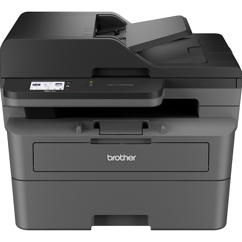 Brother MFC-L2820DW Compact Multifunction Mono Laser Printer Black