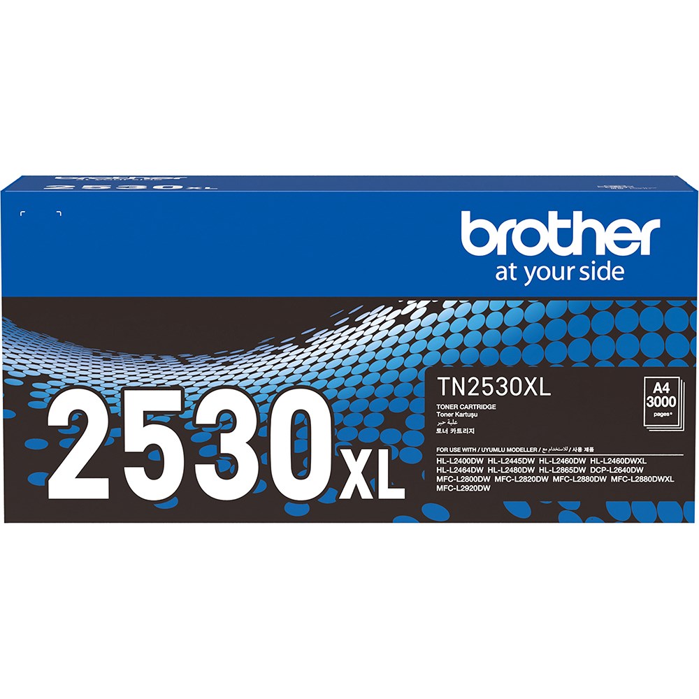 Brother TN-2530XL Toner Cartridge High Yield Black
