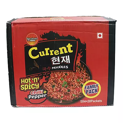 CUR66003: Current Chicken Noodles 1xSpicy 20x100gm CUR66003: Current Chicken Noodles 1xSpicy 20x100gm